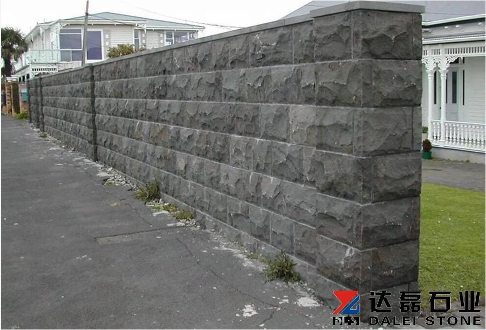 Natural black basalt cultured stone wall cladding.jpg